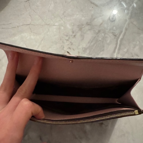 Authentic Louis Vuitton Emilie Wallet - Pink - Picture 3 of 4